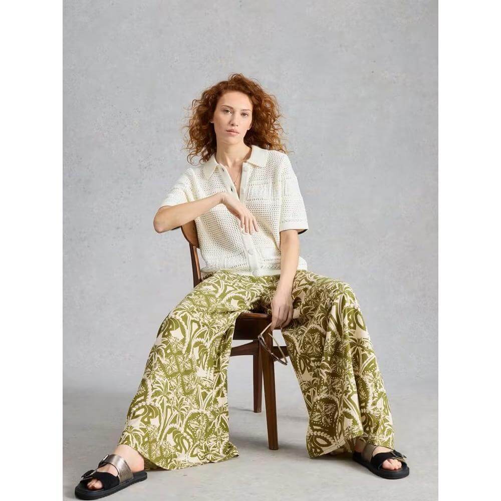 White Stuff Poppy Linen Blend Trouser